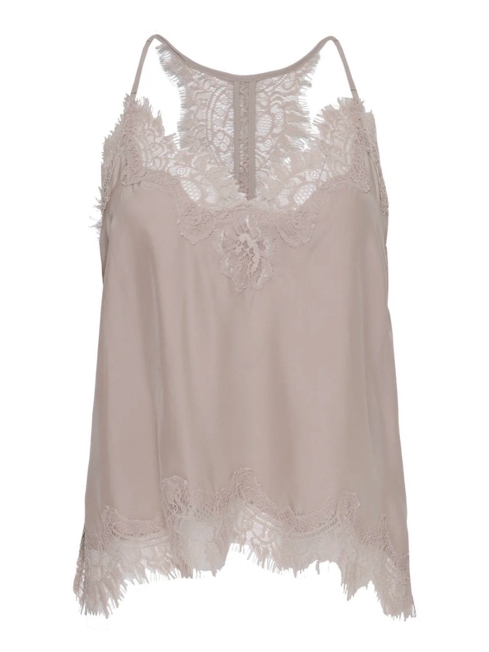 Gold Hawk Lucy Crop Cami - Sand Shell